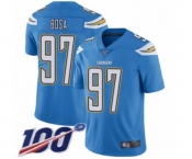 Youth Los Angeles Chargers #97 Joey Bosa Electric Blue Alternate Vapor Untouchable Limited Player 100th Season Football Jersey