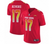 Youth Nike Los Angeles Chargers #17 Philip Rivers Limited Red AFC 2019 Pro Bowl NFL Jersey