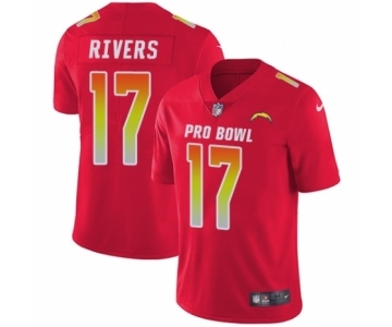 Youth Nike Los Angeles Chargers #17 Philip Rivers Limited Red AFC 2019 Pro Bowl NFL Jersey