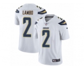 Youth Nike Los Angeles Chargers #2 Josh Lambo Limited White NFL Jersey