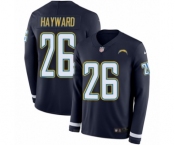 Youth Nike Los Angeles Chargers #26 Casey Hayward Limited Navy Blue Therma Long Sleeve NFL Jersey