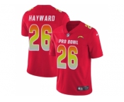 Youth Nike Los Angeles Chargers #26 Casey Hayward Red Stitched NFL Limited AFC 2018 Pro Bowl Jersey