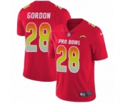 Youth Nike Los Angeles Chargers #28 Melvin Gordon Limited Red AFC 2019 Pro Bowl NFL Jersey