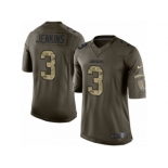 Youth Nike Los Angeles Chargers #3 Rayshawn Jenkins Limited Green Salute to Service NFL Jersey