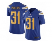 Youth Nike Los Angeles Chargers #31 Adrian Phillips Limited Electric Blue Rush Vapor Untouchable NFL Jersey