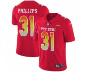 Youth Nike Los Angeles Chargers #31 Adrian Phillips Limited Red AFC 2019 Pro Bowl NFL Jersey