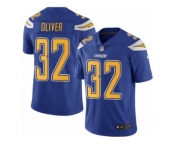 Youth Nike Los Angeles Chargers #32 Branden Oliver Limited Electric Blue Rush Vapor Untouchable NFL Jersey