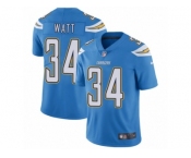 Youth Nike Los Angeles Chargers #34 Derek Watt Vapor Untouchable Limited Electric Blue Alternate NFL Jersey