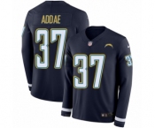 Youth Nike Los Angeles Chargers #37 Jahleel Addae Limited Navy Blue Therma Long Sleeve NFL Jersey