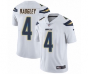 Youth Nike Los Angeles Chargers #4 Michael Badgley White Vapor Untouchable Limited Player NFL Jersey