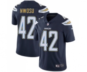 Youth Nike Los Angeles Chargers #42 Uchenna Nwosu Navy Blue Team Color Vapor Untouchable Limited Player NFL Jersey