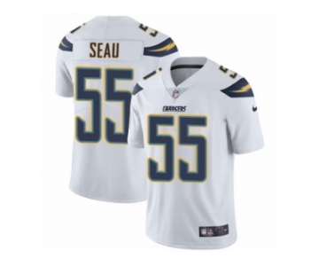 Youth Nike Los Angeles Chargers #55 Junior Seau Vapor Untouchable Limited White NFL Jersey