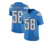 Youth Nike Los Angeles Chargers #58 Nigel Harris Electric Blue Alternate Vapor Untouchable Limited Player NFL Jersey