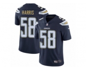 Youth Nike Los Angeles Chargers #58 Nigel Harris Navy Blue Team Color Vapor Untouchable Limited Player NFL Jersey