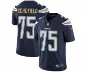 Youth Nike Los Angeles Chargers #75 Michael Schofield Navy Blue Team Color Vapor Untouchable Limited Player NFL Jersey