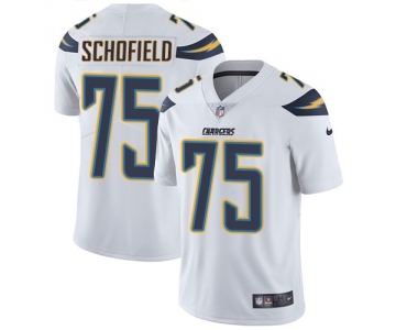 Youth Nike Los Angeles Chargers #75 Michael Schofield White Vapor Untouchable Limited Player NFL Jersey