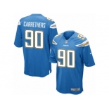 Youth Nike Los Angeles Chargers #90 Ryan Carrethers Game Electric Blue Alternate NFL Jersey