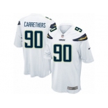 Youth Nike Los Angeles Chargers #90 Ryan Carrethers Game White NFL Jersey