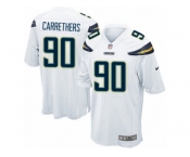 Youth Nike Los Angeles Chargers #90 Ryan Carrethers Game White NFL Jersey