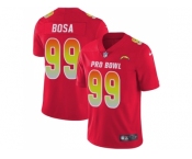 Youth Nike Los Angeles Chargers #99 Joey Bosa Red Stitched NFL Limited AFC 2018 Pro Bowl Jersey