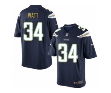 Youth Nike San Diego Chargers #34 Derek Watt Limited Navy Blue Team Color NFL Jersey