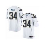 Youth Nike San Diego Chargers #34 Derek Watt Limited White NFL Jersey