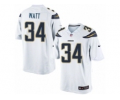 Youth Nike San Diego Chargers #34 Derek Watt Limited White NFL Jersey