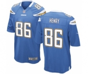 Youth Nike San Diego Chargers #86 Hunter Henry Electric Blue Alternate NFL Jersey