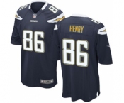 Youth Nike San Diego Chargers #86 Hunter Henry Navy Blue Team Color NFL Jersey