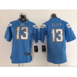 nike youth nfl jerseys san diego chargers #13 allen lt.blue[new Elite]