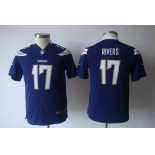 nike youth nfl jerseys san diego chargers #17 rivers dk.blue[nike]