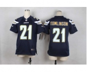 nike youth nfl jerseys san diego chargers #21 tomlinson blue[nike]