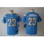 nike youth nfl jerseys san diego chargers #23 jammer lt.blue[nike limited]