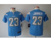 nike youth nfl jerseys san diego chargers #23 jammer lt.blue[nike limited]