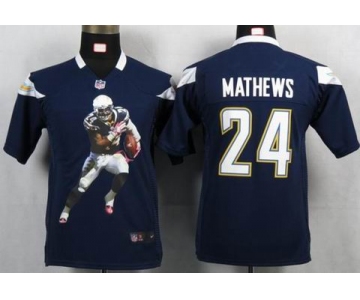 nike youth nfl jerseys san diego chargers #24 mathews dk.blue[portrait fashion]