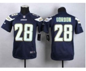 nike youth nfl jerseys san diego chargers #28 gordon blue[nike]