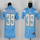 nike youth nfl jerseys san diego chargers #39 woodhead lt.blue[new nike]