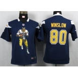 nike youth nfl jerseys san diego chargers #80 winslon dk.blue[portrait fashion]