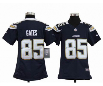 nike youth nfl jerseys san diego chargers #85 gates dk.blue[nike]