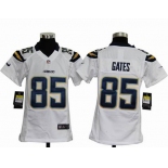 nike youth nfl jerseys san diego chargers #85 gates white[nike]