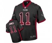 Men's Atlanta Falcons #11 Julio Jones Elite Black Drift Fashion Football Jersey