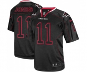 Men's Atlanta Falcons #11 Julio Jones Elite Lights Out Black Football Jersey