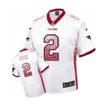 Men's Atlanta Falcons #2 Matt Ryan Elite White Drift Fashion Football Jersey