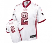 Men's Atlanta Falcons #2 Matt Ryan Elite White Drift Fashion Football Jersey