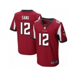 Men's Nike Atlanta Falcons #12 Mohamed Sanu Elite Red Team Color NFL Jersey