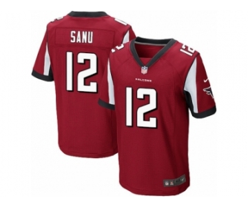 Men's Nike Atlanta Falcons #12 Mohamed Sanu Elite Red Team Color NFL Jersey