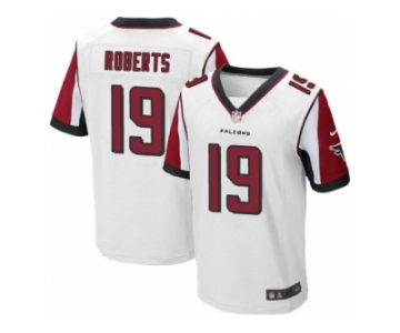 Men's Nike Atlanta Falcons #19 Andre Roberts Elite White NFL Jersey