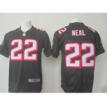 Men's Nike Atlanta Falcons #22 Keanu Neal Elite Black Alternate NFL Jersey