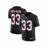 Men's Nike Atlanta Falcons #33 Blidi Wreh-Wilson Black Alternate Vapor Untouchable Limited Player NFL Jersey