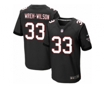 Men's Nike Atlanta Falcons #33 Blidi Wreh-Wilson Elite Black Alternate NFL Jersey